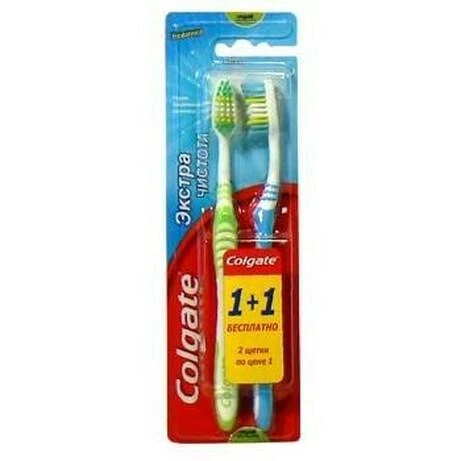 Colgate Extra Clean1+1 Diş Fırçası - Resim 3