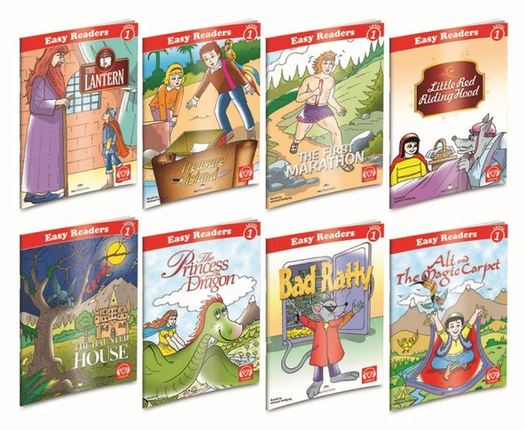 İngilizce Hikaye Seti 8 Kitap - Level-1 Karekod Dinlemeli ürün görseli 1