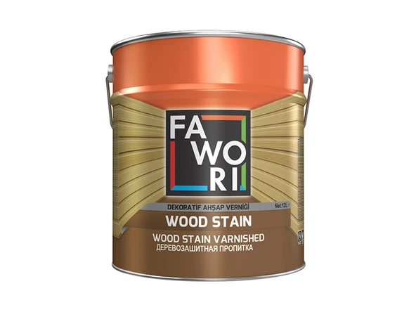 Fawori Wood Stain Vernikli Ahşap Koruyucu 2,5 Lt ürün görseli 1