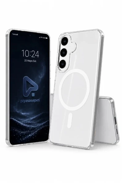 Galaxy A36 Şeffaf Mika Sararmaz Sert Magsafe Kılıf ürün görseli 1