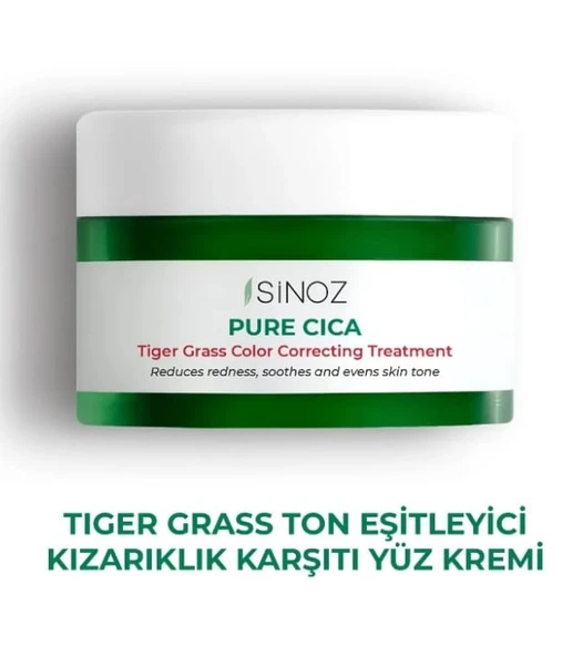 Sinoz Pure Cica Tiger Grass Yüz Kremi 15 ML ürün görseli 1