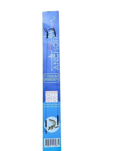 Anchor Fırdöndülü Titanium Tel 20 cm 2 li Paket ürün görseli 1