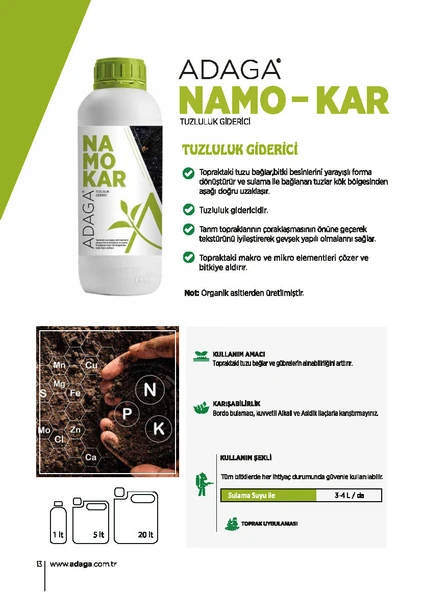 ADAGA Namo-Kar - 5 Litre - Resim 2