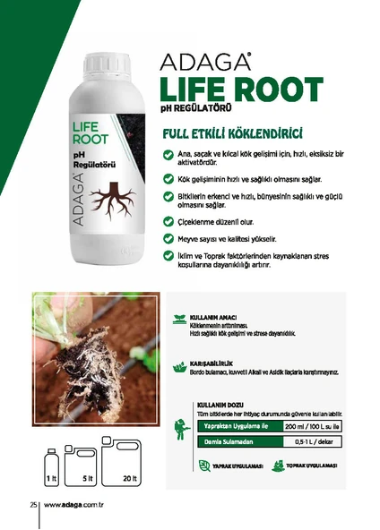 ADAGA Life Root - 5 Litre - Resim 2