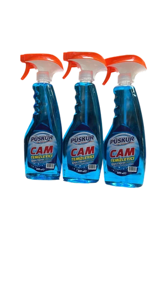 PUSKUR CAM TEMIZLEYICI 500 ML SPREY 3 lü ürün görseli 1
