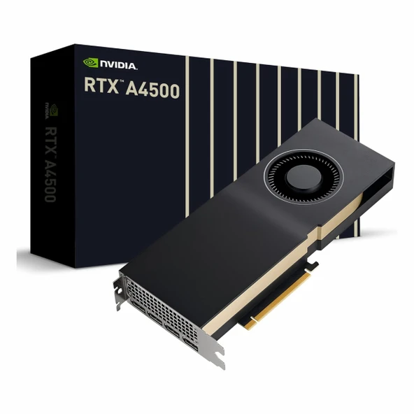 PNY RTX PRO 4500 VCNRTXPRO4500-SB 32GB GDDR7 256Bit DP Ekran Kartı ürün görseli 1