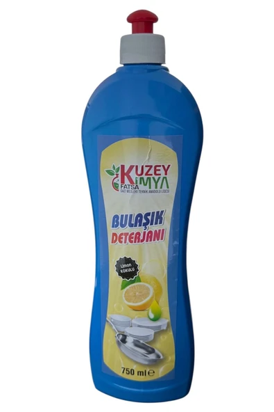 KUZEY KİMYA Limon Kokulu Sıvı Bulaşık Deterjanı (Elde Yıkama) 750 ml ürün görseli 1