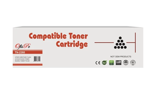OfisPc Brother TN420-2210-2215-2235-2260 Muadil Toner HL-2240-2250-2270 DCP-7060-7065 MFC-7290-7360 ürün görseli 1
