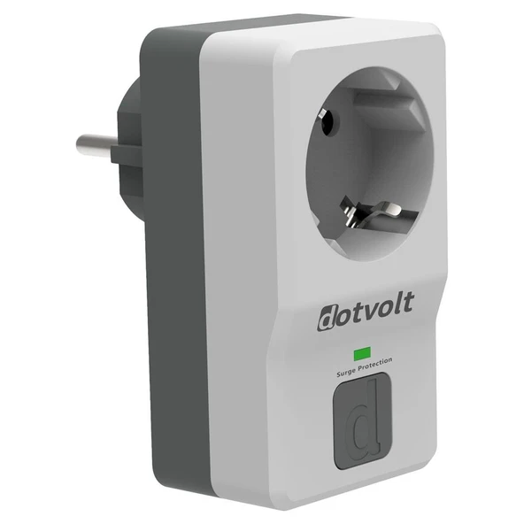DOTVOLT SURGE HUNTER 1 LI KABLOSUZ ENERJI KORUMA PRIZI (1050 J) ürün görseli 1