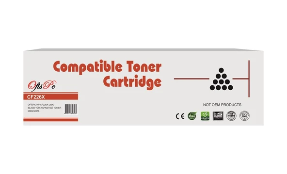 OfisPc Hp CF226X Yüksek Kapasite 9.000 Sayfa Muadil Toner 26X M402-M476 ürün görseli 1