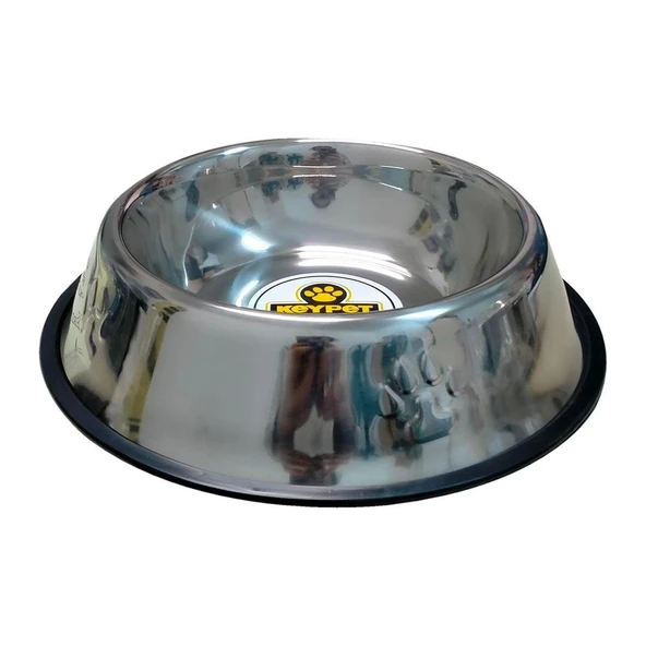 Keypet Çelik Kedi ve Köpek Mama Kabı 18 cm 16 oz ürün görseli 1