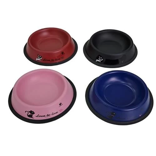 Keypet Çeşitli Renk Çelik Kedi ve Köpek Mama Kabı 16cm 8oz ürün görseli 1