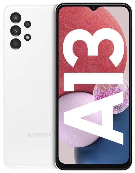 Samsung Galaxy A13 Beyaz 64 GB  / 4 GB Ram Yenilenmiş Ürün (Sıfır Gibi) ürün görseli 1
