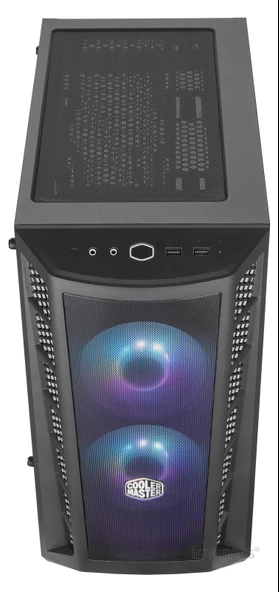 COOLER MASTER MASTERBOX MB311L ARGB TEMPERED GLASS Mini-Tower Pencereli Mesh Adreslenebilir 3xARGB Fan (MCB-B311L-KGNN-S01)  Kasa - Resim 9