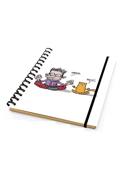 Paklon Tasarım Defter 14x14 Siyah sayfalı adam 50 Yp. ürün görseli 1