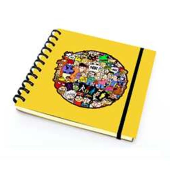 Paklon Tasarım Defter 14x14 Siyah sayfalı Toplum 50 Yp. ürün görseli 1
