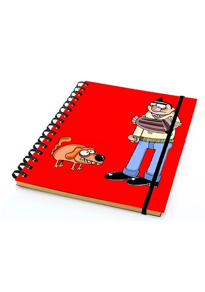 Paklon Tasarım Defter 14 x14 cm Siyah yapraklı 50 Yp. ürün görseli 1
