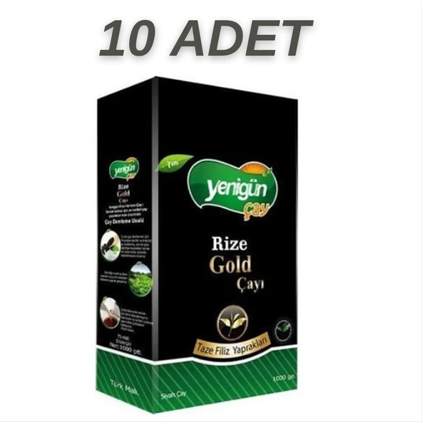 YENİGÜN RİZE GOLD ÇAYI 1000 GR x 10 ADET ürün görseli 1