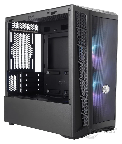 COOLER MASTER MASTERBOX MB311L ARGB TEMPERED GLASS Mini-Tower Pencereli Mesh Adreslenebilir 3xARGB Fan (MCB-B311L-KGNN-S01)  Kasa - Resim 3