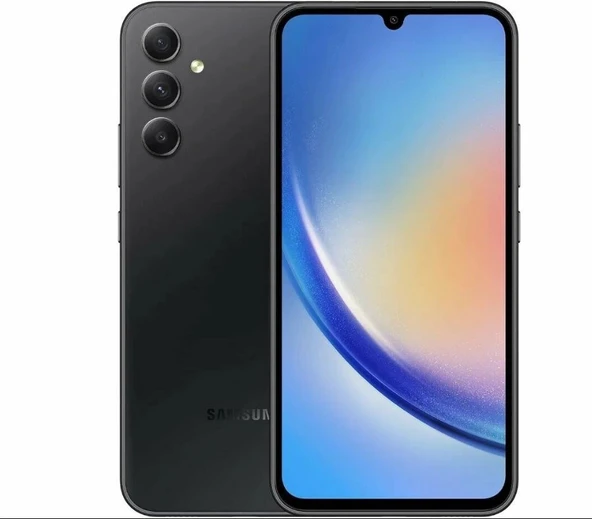 Samsung Galaxy A34 5G Black 256 GB 8 GB Ram YENİLENMİŞ ÜRÜN (Sıfır Gibi) ürün görseli 1
