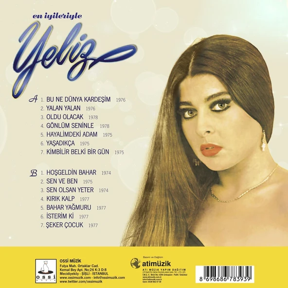Yeliz En İyileriyle - Plak - Resim 2
