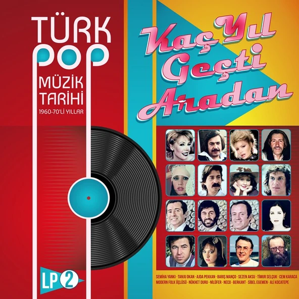 Türk Pop Müzik Tarihi 1960-70'lı Yıllar Vol:2 - Plak ürün görseli 1
