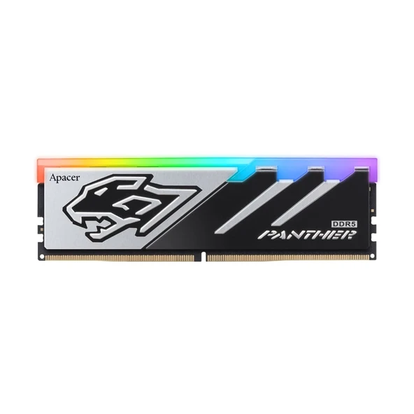Apacer Panther RGB 16GB 1x16GB 6000MHz CL40 DDR5 Gaming Ram (AH5U16G60C6229BAA-1) ürün görseli 1