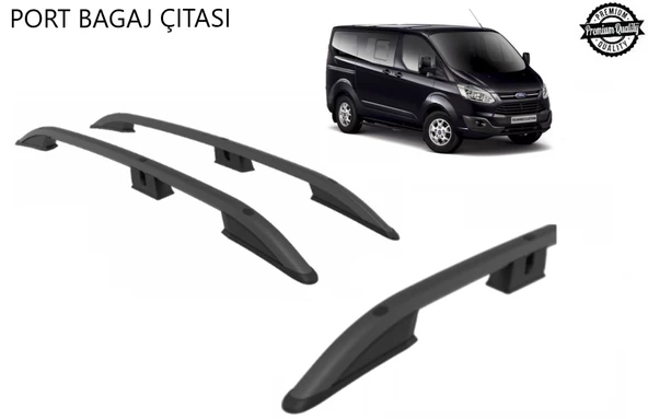CUSTOM PORTBAGAJ TAVAN ÇİTASI KISA ŞASE SİYAH 2012 2013 2014 2015 2016 2017 2018 2019 2020 2021 2022 2023 ürün görseli 1