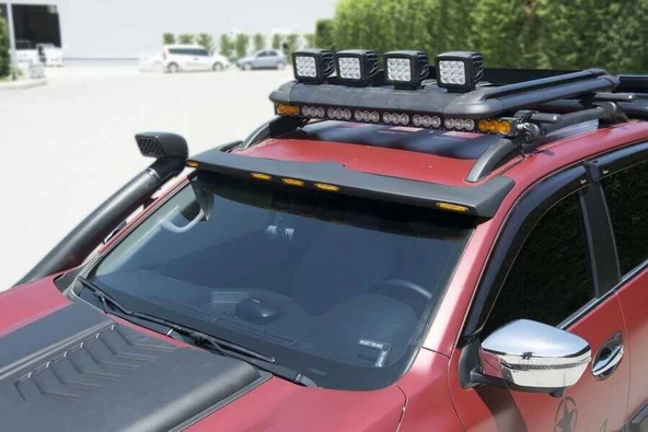 Nissan Navara Ön Siperlik Ledli Mat Siyah 2015-2018 Arası ürün görseli 1