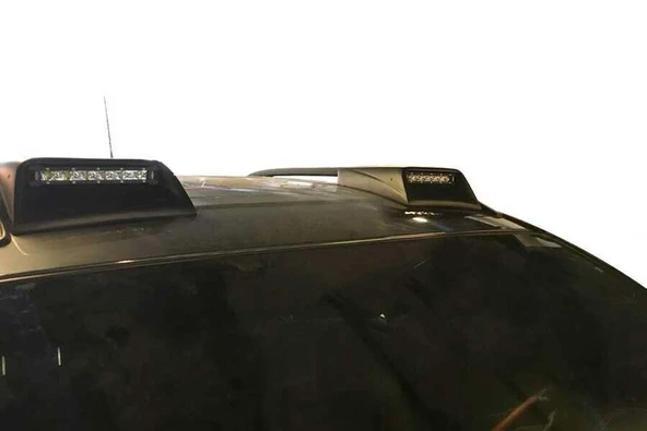 VW Amarok Ön Cam Üstü Ledli Mat Siyah 2010-2021 Arası ürün görseli 1
