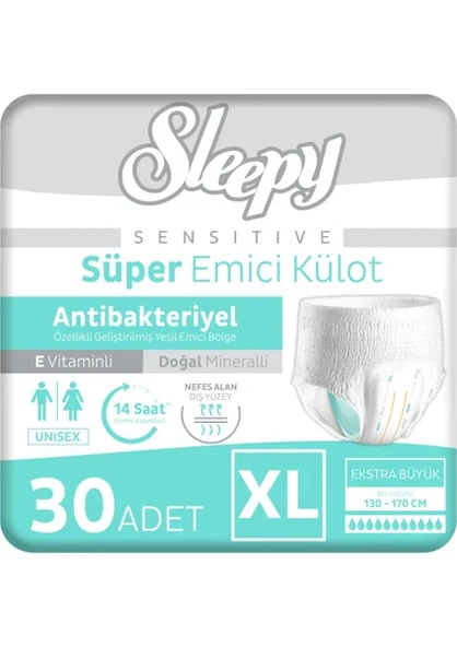 SLEEPY ANTİBAKTERİYEL XL 120 ADET KÜLOT BEZ ürün görseli 1