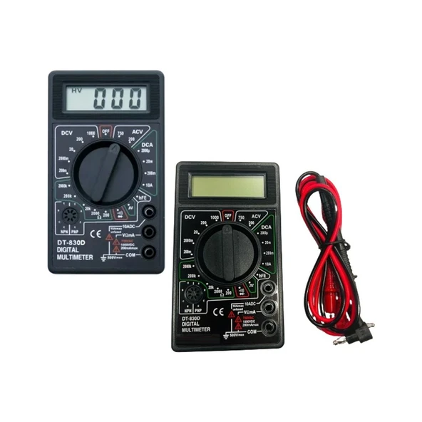 Technozi DT-830D Multimetre Dijital Ölçüm Cihazı ürün görseli 1
