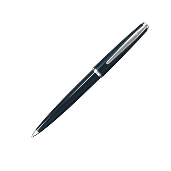 Steel Pen Metal Siyah Tükenmez Kalem Mavi Mürekkepli ürün görseli 1