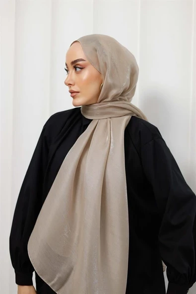 Abiye Şal Bej - Resim 4