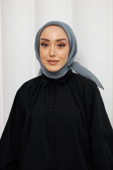 Abiye Eşarp Antrasit - Resim 2