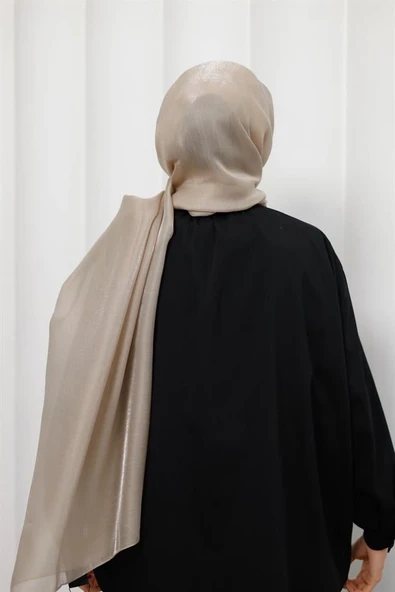 Abiye Şal Bej - Resim 6