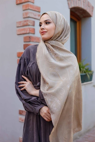 Etro Desen Premium Şal Bej ürün görseli 1