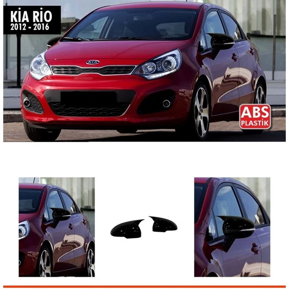 Kia Rio / 2012 -2016 Sinyalli Uyumlu Batman Yarasa Ayna Kapağı ürün görseli 1