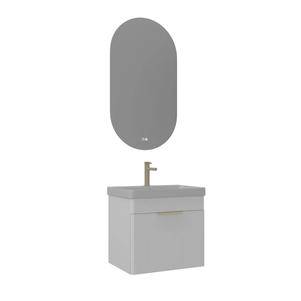 Orka Procida 60 cm Mat Beyaz Banyo Dolabı Takımı ürün görseli 1
