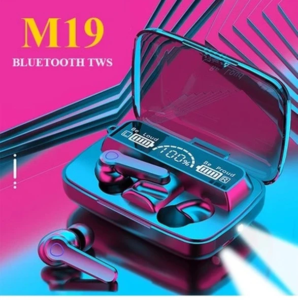 M19 BLUETOOTH KULAKLIK IŞIKLI ürün görseli 1