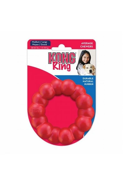 KONG Ring Köpekler için Yüzük Şeklinde Çok Amaçlı Isırma Oyuncağı S/M ürün görseli 1
