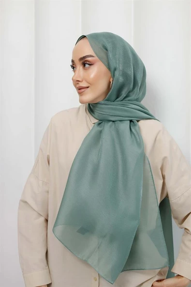 Abiye Şal Mint - Resim 2