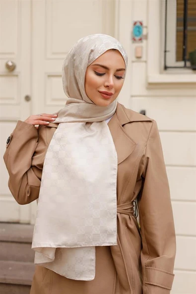 Dama Desen Şal Taş ürün görseli 1