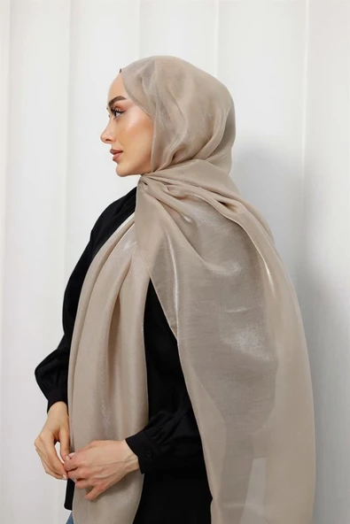 Abiye Şal Bej - Resim 2