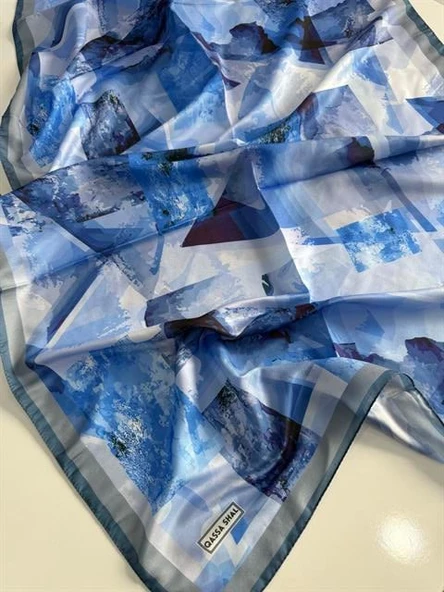 Ice Serisi Şal Saks Mavi ürün görseli 1