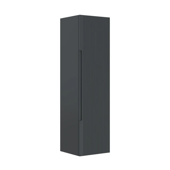 Orka Olbia 40 cm Mat Antrasit Banyo Çamaşır Boy Dolabı ürün görseli 1