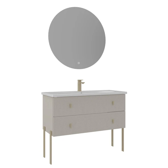 Orka Milazzo 100 cm Callisto Ayaklı Banyo Dolabı Takımı ürün görseli 1