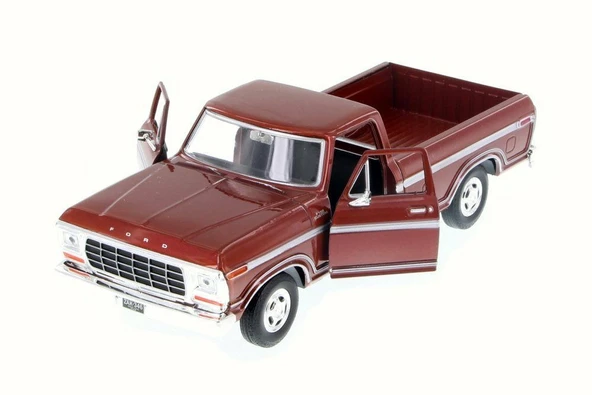 PTTAVM: MotorMax 1979 Ford F-150 Custom Kahverengi 1:24 Model Araba