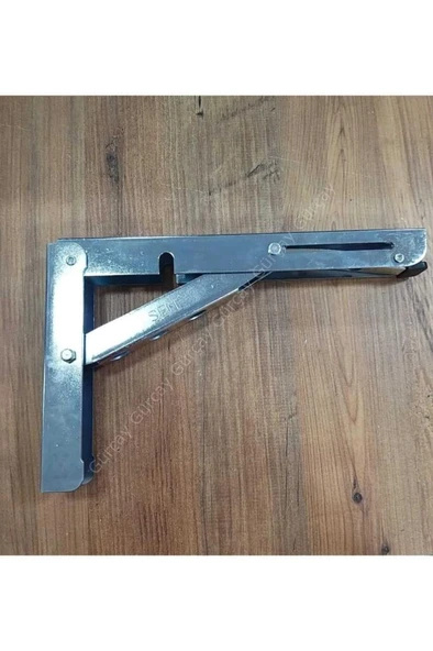 Mandallı Katlanabilir Masa Konsolu Çinko 1 Çift 30cm ürün görseli 1
