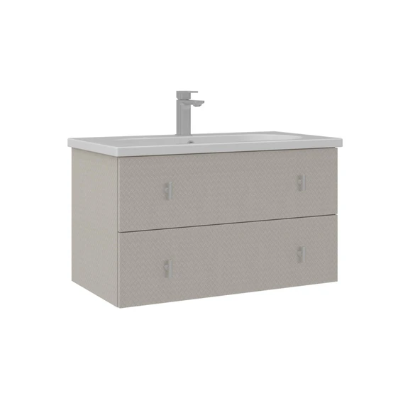 Orka Milazzo 80 cm Callisto Banyo Dolabı Alt Modül Lavabo ürün görseli 1